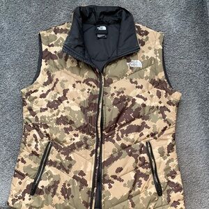 The North Face Brown Camo Vest